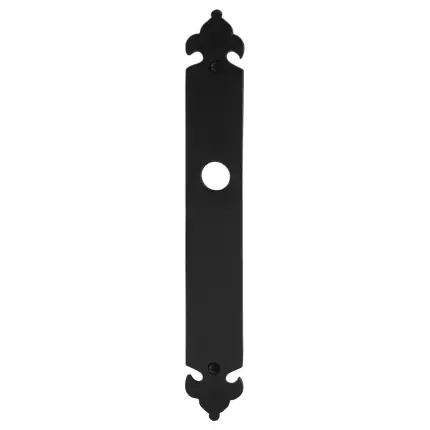 Beste Prijs Langschild WC63/8 smeedijzer zwart 291x41x4mm