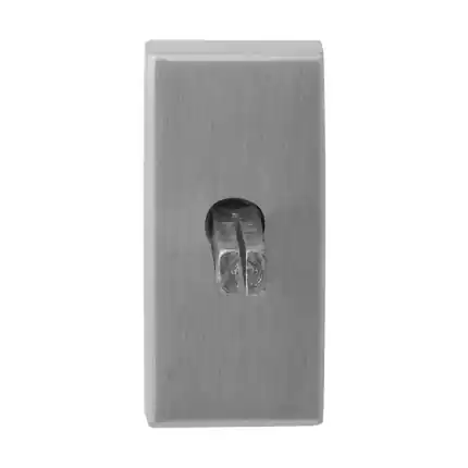 Finale Uitverkoop DK rechthoekig 65x30x12 mm met stift DK 32 mm RVS geborsteld