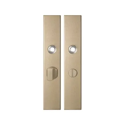 Rechtstreeks Van De Fabrikant GPF1125.A4 langschild rechthoekig WC55/8 grote knop Champagne blend