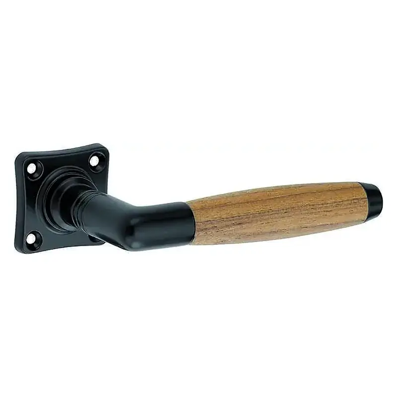 Krukgarn.Ton/Vierkant mat zwart/teak Dagaanbieding