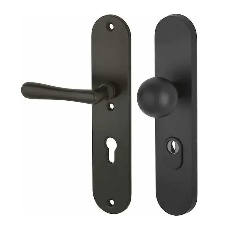Knopgarn.LS SKG Linea/Oval mat zwart PC72 kt Aanbieding