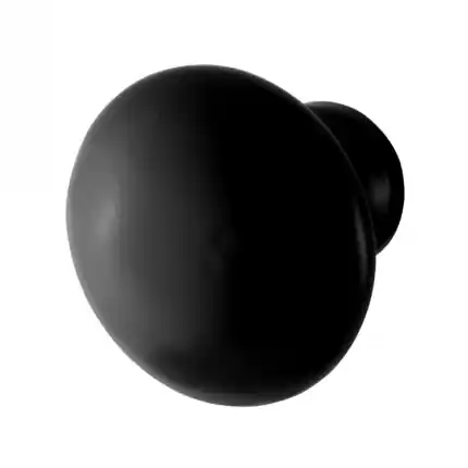 Bestel Nu Meubelknop Rond 40x34mm Zwart smeedijzer