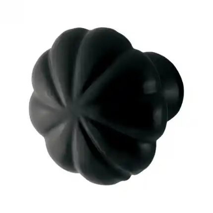 Speciale Aanbieding Meubelknop Lelie 40x36mm Zwart smeedijzer