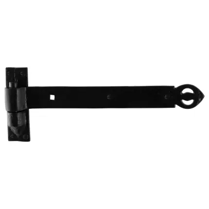 Goedkoop Duimheng met scharnier smeedijzer zwart, 400 mm