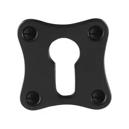 Beste Prijs Cilinderrozet 52x52x5mm smeedijzer zwart