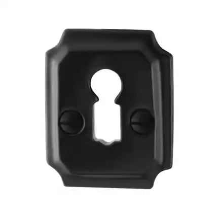 Favoriet Sleutelrozet 48x40x6mm smeedijzer zwart