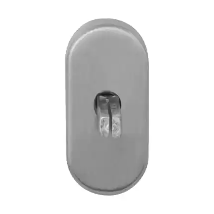 Hete Deal DK ovaal 65x30x12 mm met DK stift 40 mm RVS geborsteld