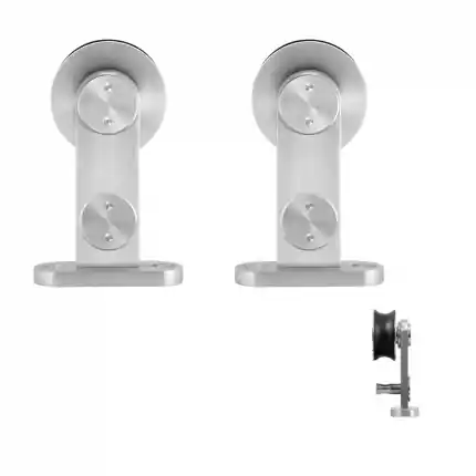 schuifdeurhanger set Singleton RVS t.b.v. extra deur Beperkte Voorraad