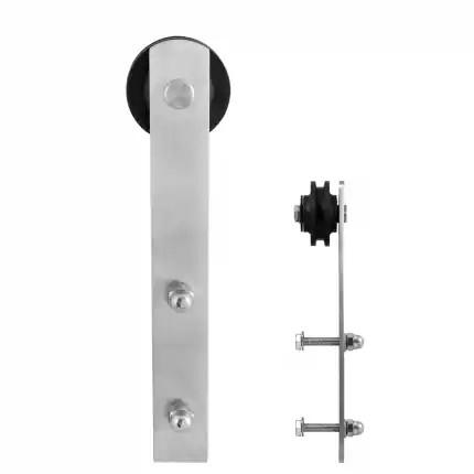 Merkproduct enkele schuifdeurhanger Sauva RVS