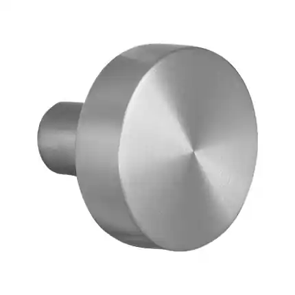Betrouwbaar S2 knop Vlakke knop 52×16 mm vast RVS geborsteld