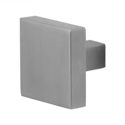 Exclusieve Aanbieding S2 knop Vierkante knop 53x53x16 mm vast RVS geborsteld