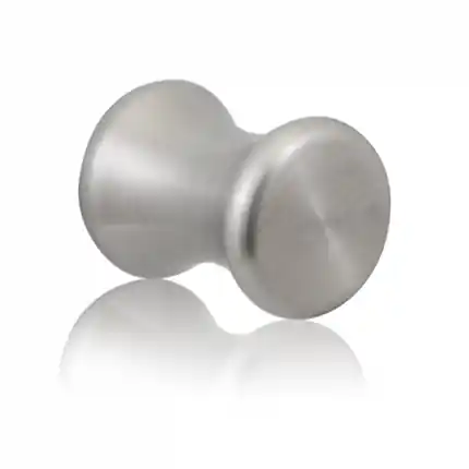 Flitsaanbieding Meubelknop rond 25x37mm RVS