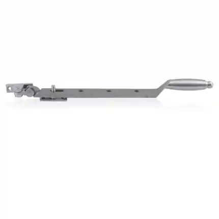 Gratis Retour RVS matgeborsteld Ika raamuitzetter met ronde eindknop 320mm