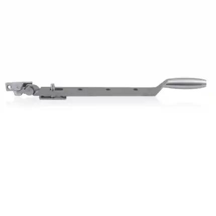 RVS matgeborsteld Ika raamuitzetter met trapezium eindknop 310mm Snelle Levering