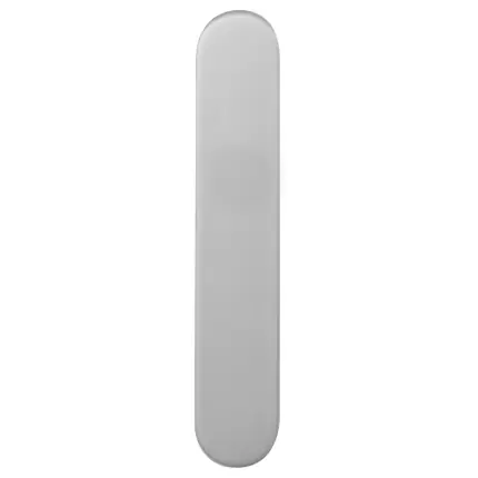 Betrouwbaar Langschild PC85 zonder krukgat afgerond RVS geborsteld