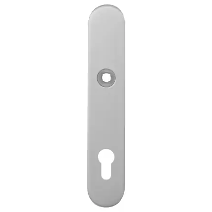Langschild PC85 rechtsdraaiend afgerond RVS geborsteld Hete Deal
