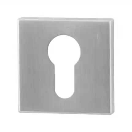 Cilinderrozet 50x50x8mm RVS geborsteld Betaalbaar
