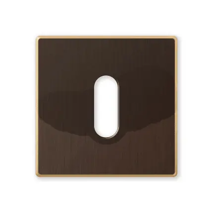 1291/B sleutelrozet 50x6mm brons Speciale Aanbieding