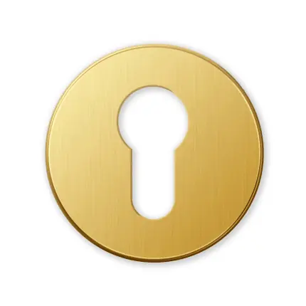 911/BY cilinderrozet 51x6mm goud 24k Populair