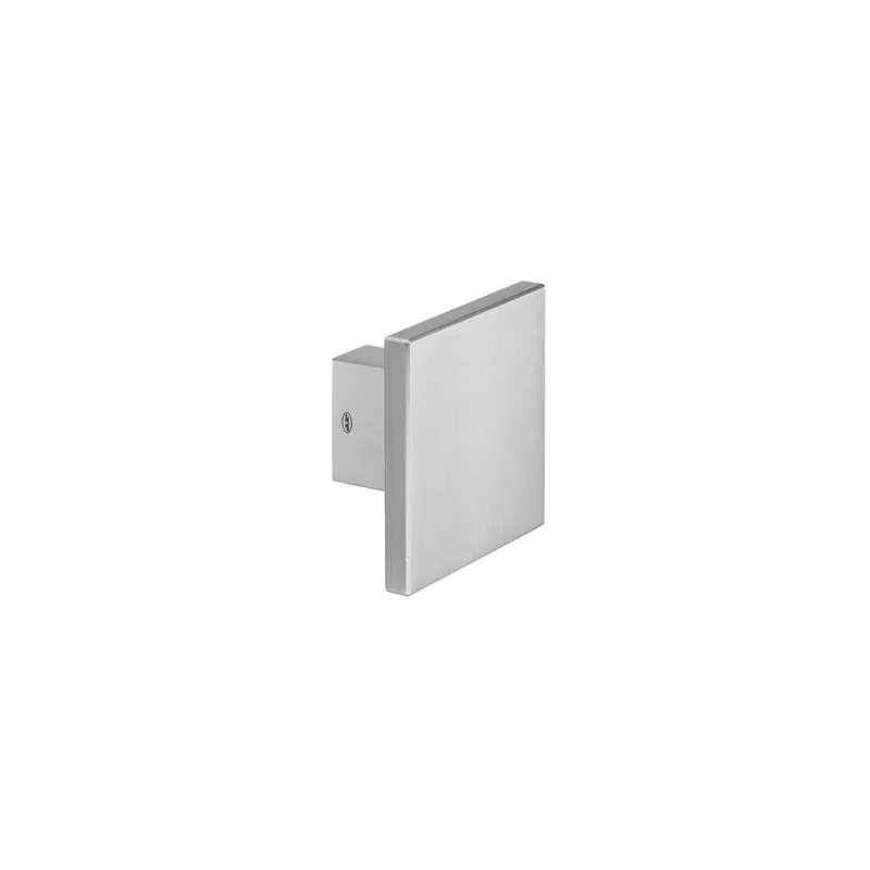 Voordeurknop Vierkant 100x100mm RVS Beperkt Aanbod