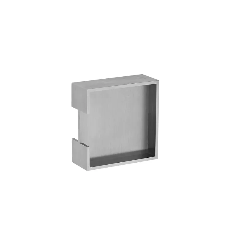Schuifdeurkom tweezijdig Vierkant 100x100x40mm RVS Zwart Nu Kopen