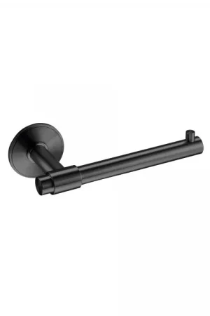 WC rolhouder Stout Titanium Zwart horizontaal Hete Deal
