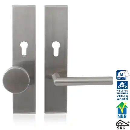 L veiligheidsgarnituur PC72 RVS Populair
