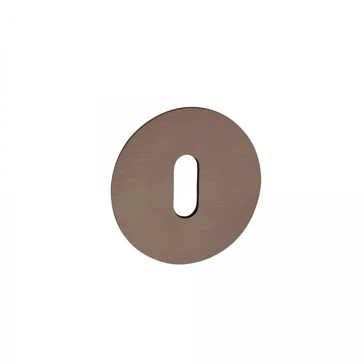 Sleutelrozet rond 1mm dun Adhesive Titanium Chocolade Bestseller