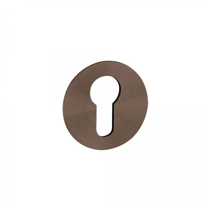 Cilinderrozet rond 1mm dun Adhesive Titanium Chocolade Koop Online