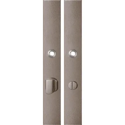 GPF1175.A3 langschild rechthoekig WC72/8 grote knop Mocca blend Populair