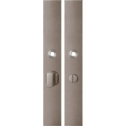 Koopje GPF1175.A3 langschild rechthoekig WC57/5 grote knop Mocca blend