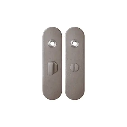 GPF1110.A3 kortschild afgerond WC57/5 grote knop Mocca blend Nieuw