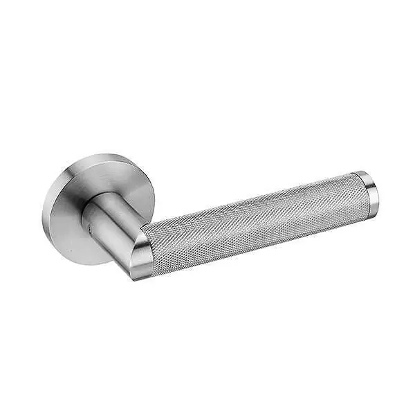 Deurkruk Link Diamond op ronde rozet Merkproduct