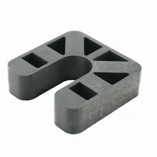 DRUKPL. 70X70X20MM M-SLEUF ZWART Koopje