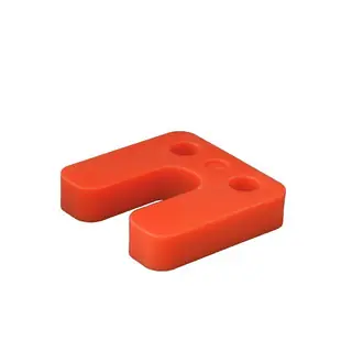 DRUKPL. 70X70X15MM M-SLEUF ORANJ Koop Vandaag