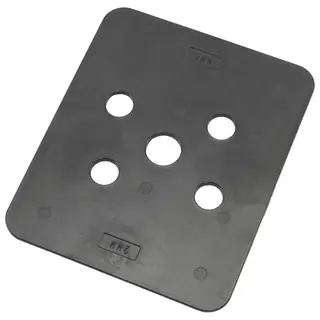 Speciale Aanbieding HOGEDRUKPLAAT 100X120X2MM ZWART