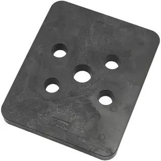 Beperkte Voorraad HOGEDRUKPLAAT 100X120X10MM ZWART