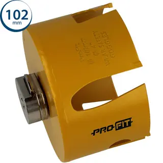Aanbieding GATENZAAG 102MM INCL. ADAPTER