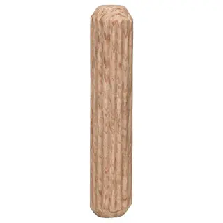 HOUTDEUVEL GEGROEFD 6X30MM Op = Op