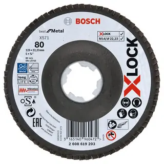 Direct Beschikbaar LAMELLENSCHIJF KONISCH 125MM K80