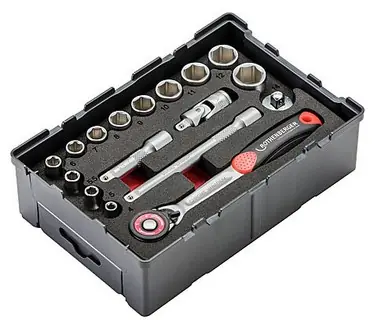 Voordeelprijs DOPPENSET 17-DELIG 1/4 ROBOX