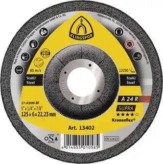 AFBRAAMSCHIJF 125X6X22MM A24R Laatste Kans