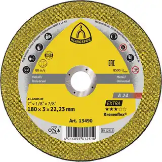 Laatste Kans DOORSLIJPSCHIJF 180X3MM A24EX
