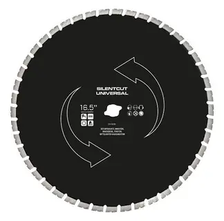 Gecertificeerd DIAMANTSCHIJF 420MM 45SEGM ZWART