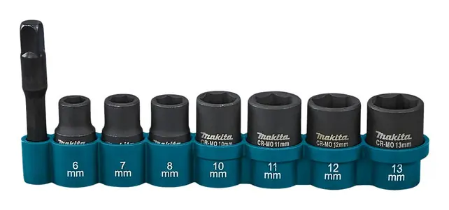 KRACHTDOPPENSET 8-DELIG, MET ADAPTER Aanbieding