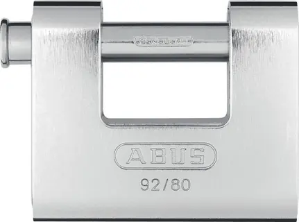Alleen Vandaag HANGSLOT MONOBLOC 92/80 KD STAAL