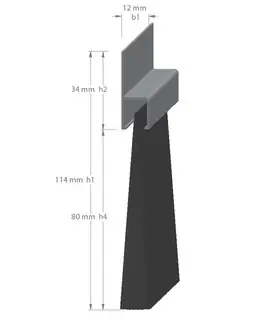 Gratis Retour ALU PROFIEL M.HAAR 80MM 300CM