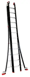 REFORMLADDER ALU 3-DELIG 3X12 Hoge Kwaliteit