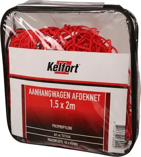 LADINGNET ROOD 2.5X4.5M MAAS45MM Gecertificeerd