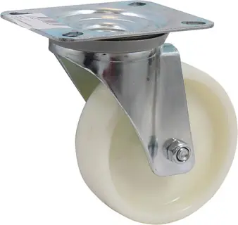 ZWENKWIEL WIT MET ROLLAGER 100MM Bestel Nu